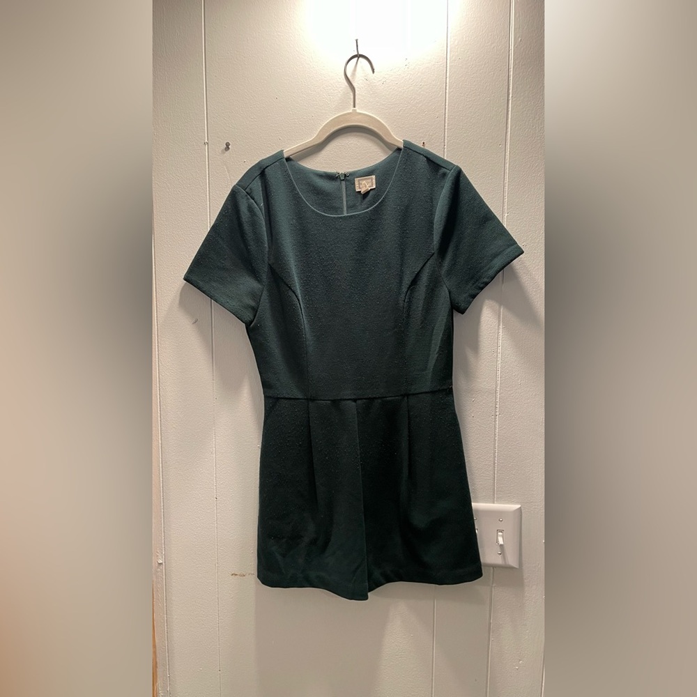 Mo:vint Elegant Dark Green Women's Romper - Size Large
